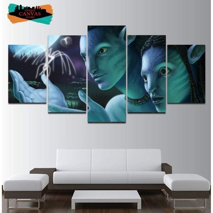 Avatar Posters Avatar Moonlight Wall Art Canvas Decor  Avatar The Last  Airbender Merch